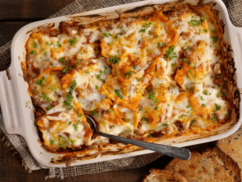 Via Allegro hearty lasagna dish spotlight perfect for traditional Italian meals for gatherings