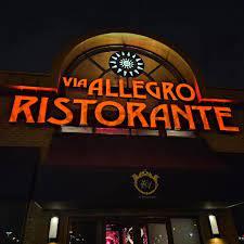 Via Allegro sign
